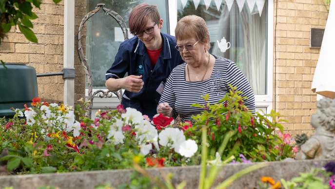 Gardens & Outdoors at Brigg care home